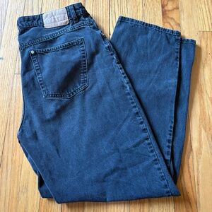 Stylish Black Straight Leg Jeans